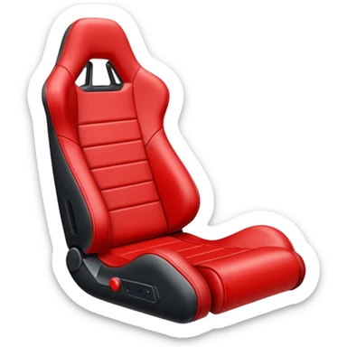 gamer seat red sticker