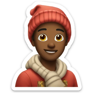 Cozy christmas vibes sticker