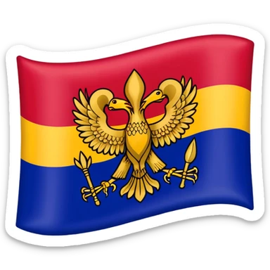 louisiana Creole flag sticker