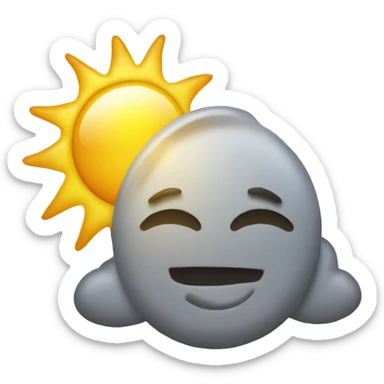Good morning sun sticker
