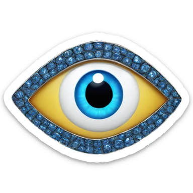 Evil-eye necklace  sticker