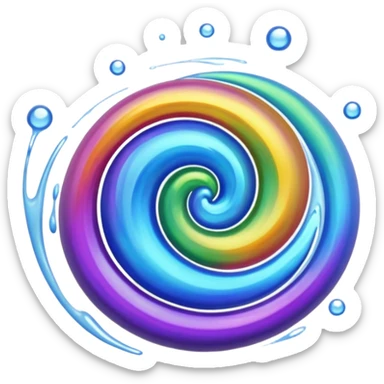 Oil on Water sticker