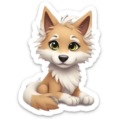 Cute Cool furry by Falvie, griffsnuff, LiLaiRa sticker