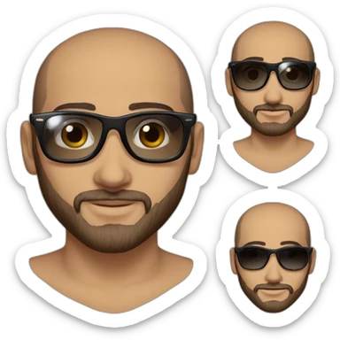 Musulman jeune arabe lunettes rayban sticker