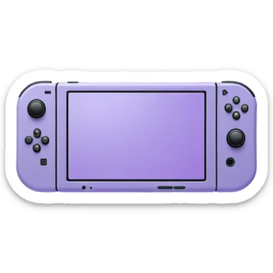 Lilac Nintendo switch sticker