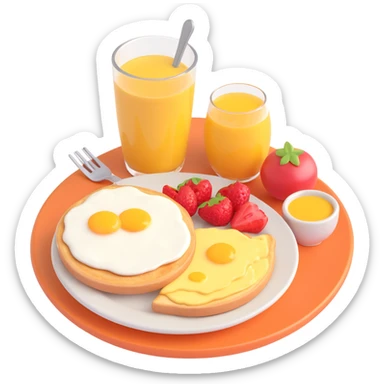 breakfast sticker