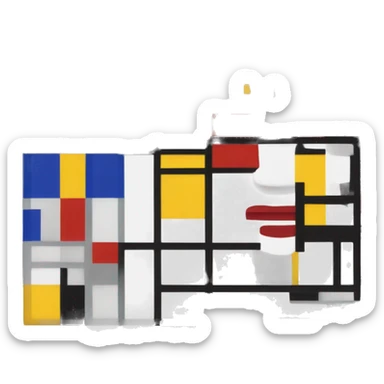 De Stijl sticker