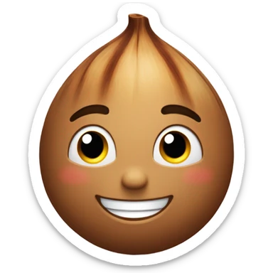 Hazelnut smiling inlove sticker