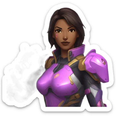 dva kills pharah sticker