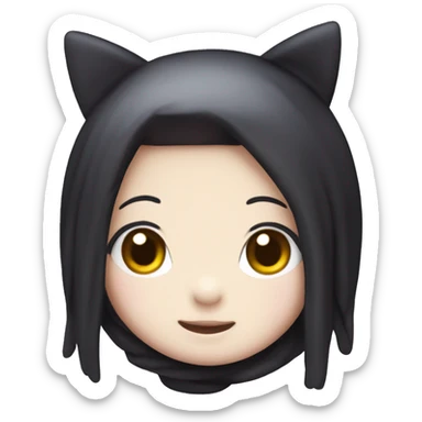 Hello kitty character kuromi sticker