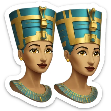 Nefertiti sticker