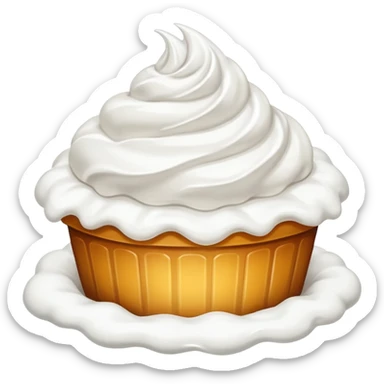 whipped cream dollip sticker