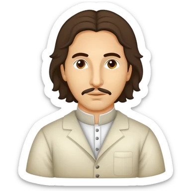 Italian physicist and mathematician Evangelista Torricelli sticker