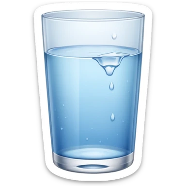 ]glass with water sticker