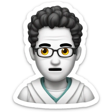 Freaky Saturo Gojo sticker