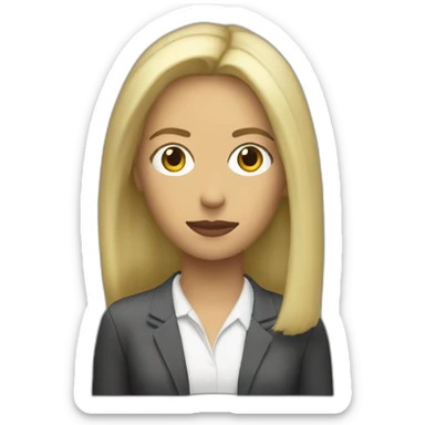 blonde sevillian journalist listening to Radiohead sticker