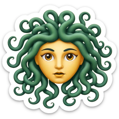 The Sicilian Medusa sticker