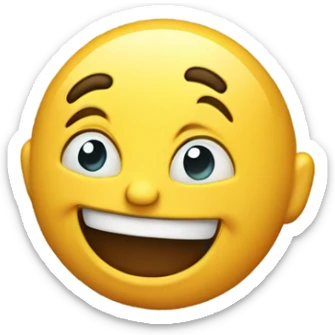 Laughing so much I poop sticker