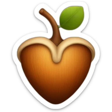 acorn on a body sticker