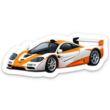 McLaren F1 car sticker