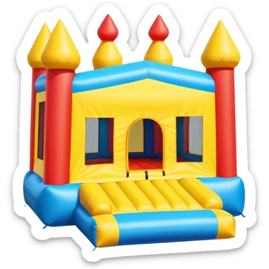 Bounce house sticker