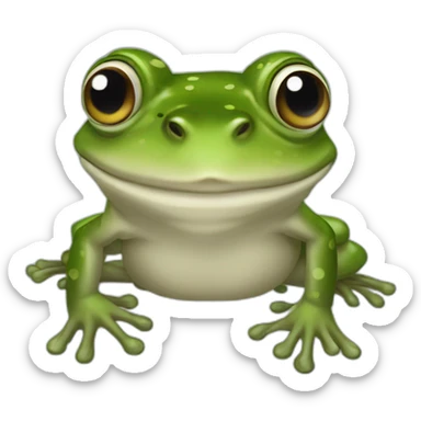 moor frog sticker