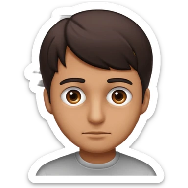 Male peeking behind the blinds can't see whole face only eyes BEHIND blinds sticker