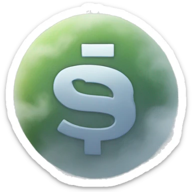 Shekel in the fog sticker