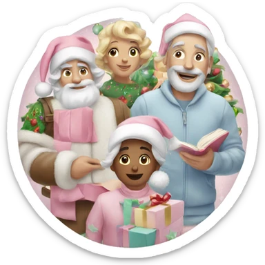 Pastel Christmas  sticker