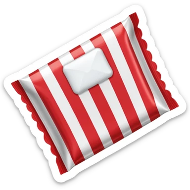 peppermint candy in a wrapper sticker