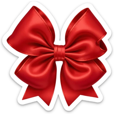 show me a hair bow red sticker