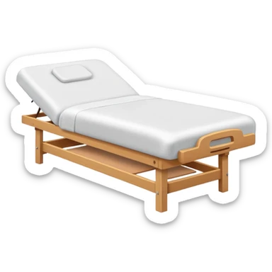 massage bed sticker