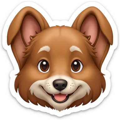 A dog that looks like my mom sticker