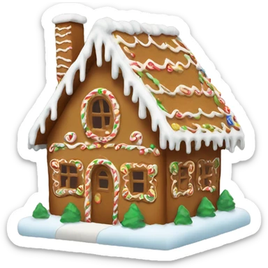 Gingerbread house  sticker