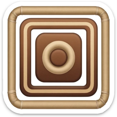 A rolled up floor carpet sticker