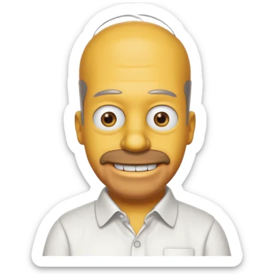 Homer simson sticker