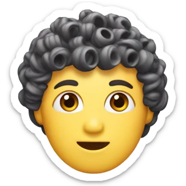 a plastic curler sticker