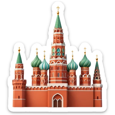 Moscow  Mini Kremlin Tower sticker