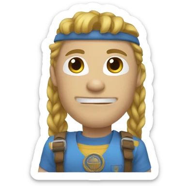 Un arqueólogo ogro sticker