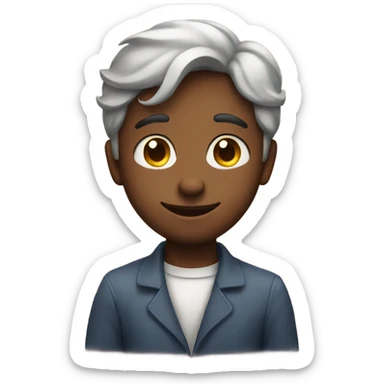 Loving emoji that has heart eyes and looks generous  sticker