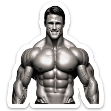Greg plitt American fitness model sticker