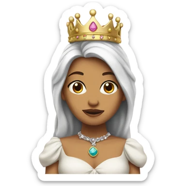 Waiting princess sticker