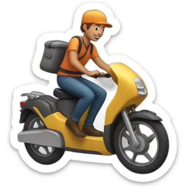 DELIVERY RIDER sticker