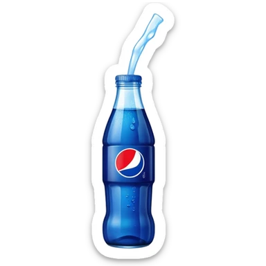 Pepsi bottle sticker