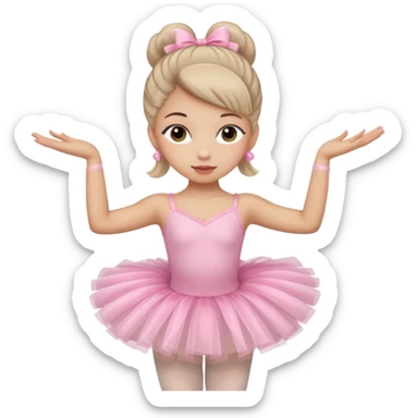 coque cabelo ballet sticker