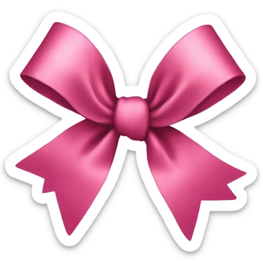 Bow sticker