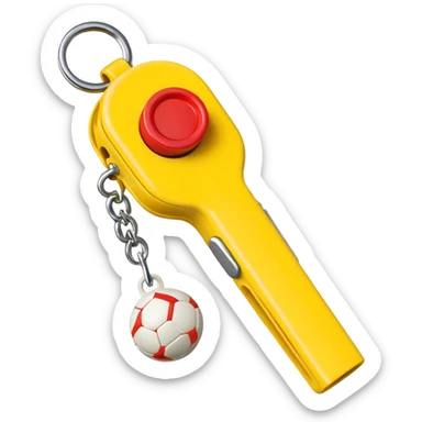 Coach’s sports whistle sticker