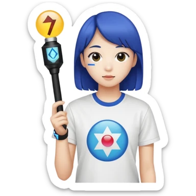 average kpop fan  sticker