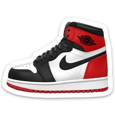 Hace un emoji de una zapatilla nike jordan sticker