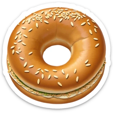 bagel sticker